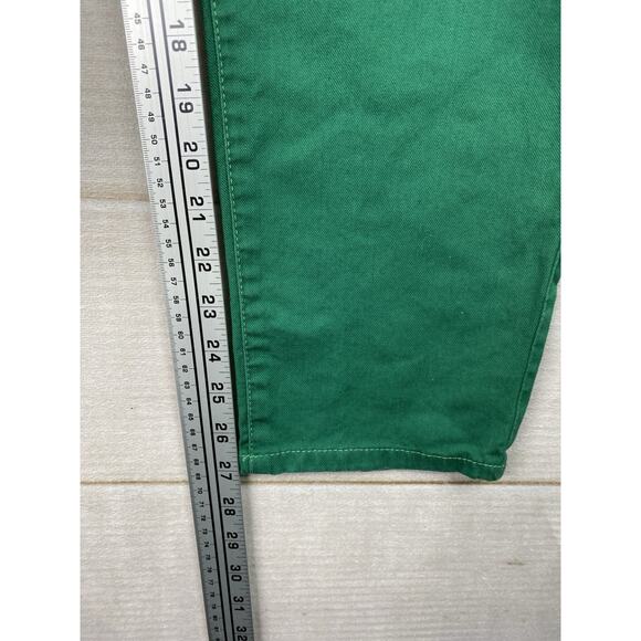 Talbots Womens Jeans Green 14WP W Heritage Slim Ankle Pants Stretch Pockets - Picture 8 of 11